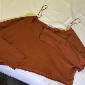 Women's Rust crop Top